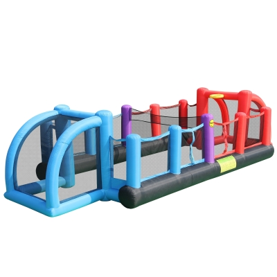 Happy Hop Nafukovací multifunkční hřiště, fotbal, basketbal, volejbal, ragby. Hrací centrum happy hop 9172N