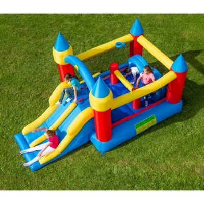 ACTIVITY skákací a prolézací hrad, zábavné centrum s dvojitou skluzavkou Happy Hop 9474