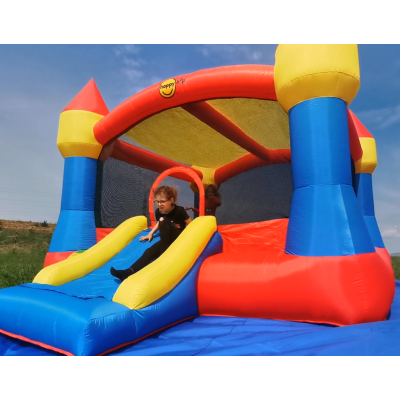 Happy Hop Velký skákací hrad XXL se sluneční clonou Happy Hop 9217N