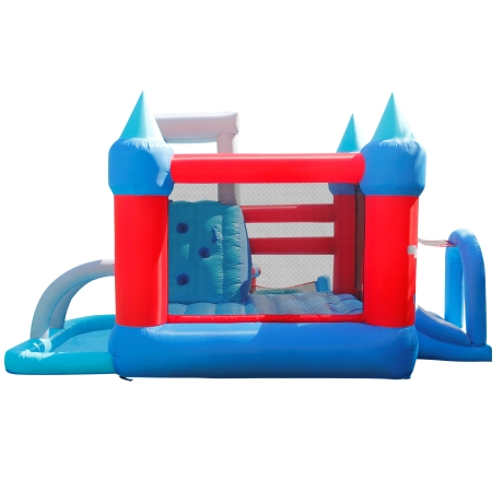 Happy Hop 9261 Velký vodní Rytířský skákací hrad s bazénem