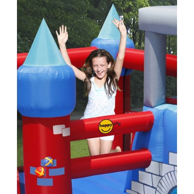 Happy Hop 9261 Velký vodní Rytířský skákací hrad s bazénem