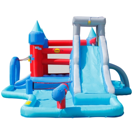 Happy Hop 9261 Velký vodní Rytířský skákací hrad s bazénem