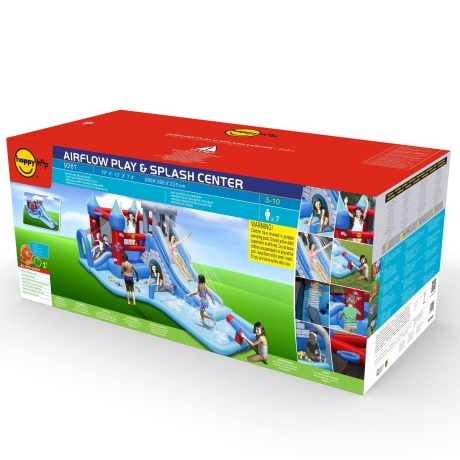 Happy Hop 9261 Velký vodní Rytířský skákací hrad s bazénem