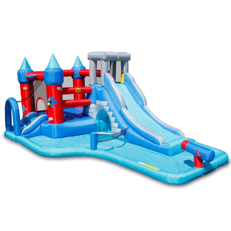 Happy Hop 9261 Velký vodní Rytířský skákací hrad s bazénem