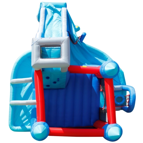 Happy Hop 9261 Velký vodní Rytířský skákací hrad s bazénem