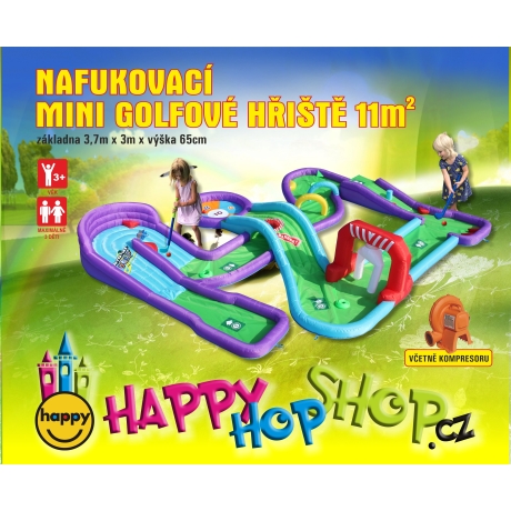 Happy Hop 9923 Nafukovací golfové hřiště Adventure golf inflatable