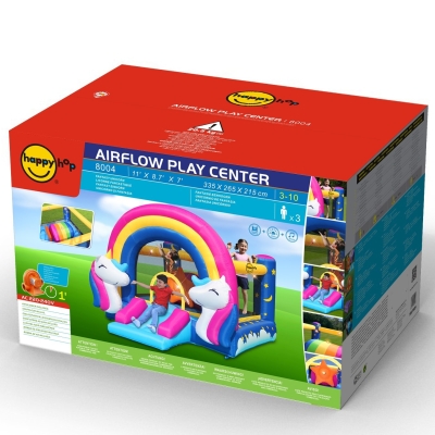 Happy Hop 8004 Půlnoční jednorožec - skákací hrad Fantasy Unicorn Music