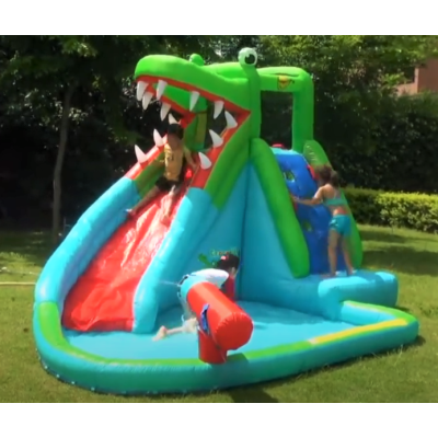 Crocodile Pool vodní skluzavka s bazénkem happy hop 9240