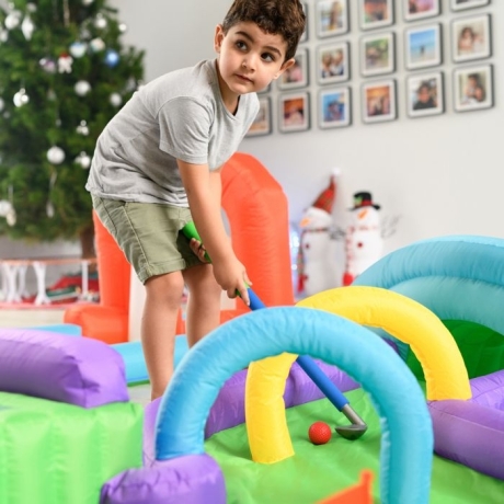 Happy Hop 9923 Nafukovací golfové hřiště Adventure golf inflatable