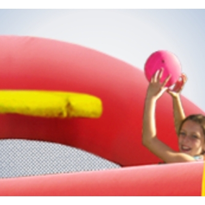 Happy hop 9201 Skákací hrad se skluzavkou Veselý cirkusový klaun 2