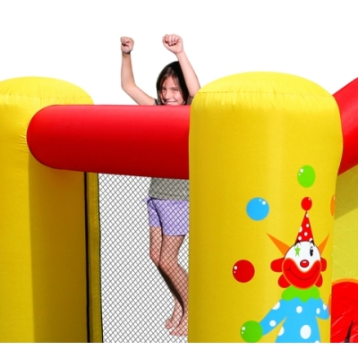 Happy hop 9201 Skákací hrad se skluzavkou Veselý cirkusový klaun