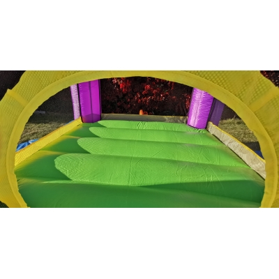 Happy Hop Skákací hrad barevné bublinky se skluzavkou 9201B