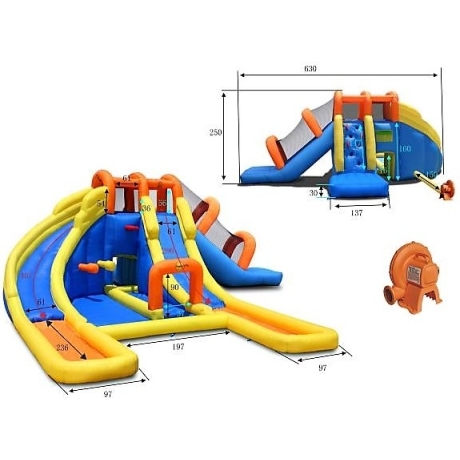 Velký vodní aqua park Happy hop 9045