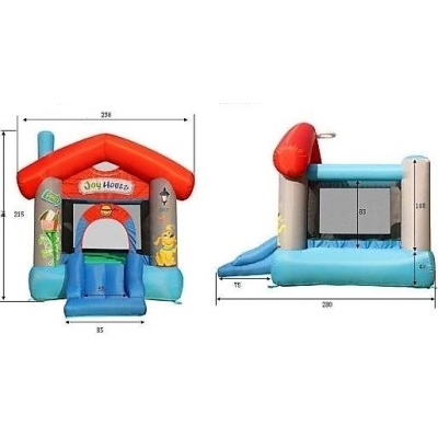 Happy Hop 9215 Párty dům Fun House, skákací hrad se skluzavkou