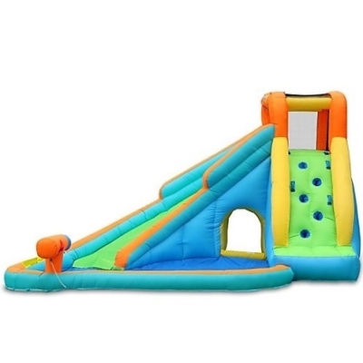 Vodní skluzavka s vodním dělem Happy Hop 9117N Water slide with pool and cannon