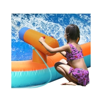 Vodní skluzavka s vodním dělem Happy Hop 9117N Water slide with pool and cannon