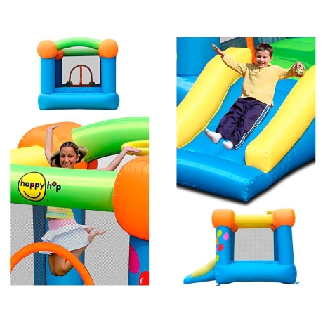 Happy Hop 9070 Skákací hrad Party barevné balónky