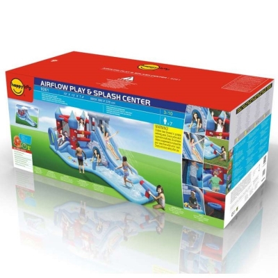 Happy Hop 9261 Velký vodní Rytířský skákací hrad s bazénem