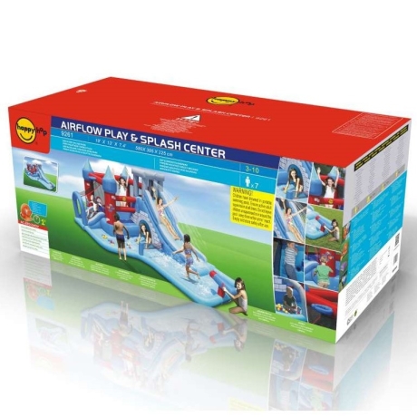 Happy Hop 9261 Velký vodní Rytířský skákací hrad s bazénem