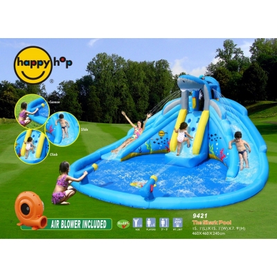 Happy Hop Bazén se skluzavkami - Vodní svět