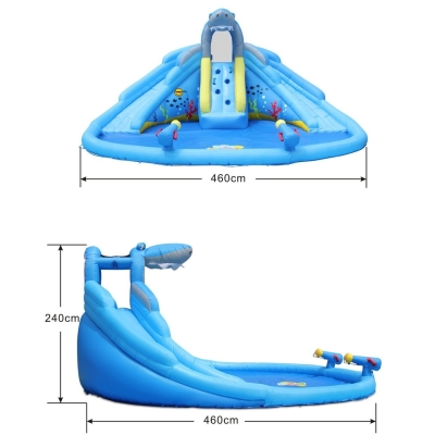 Happy Hop Bazén se skluzavkami - Vodní svět