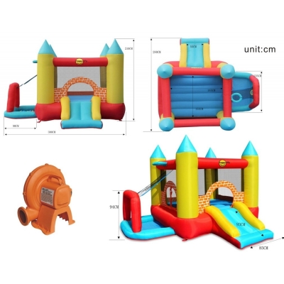 Play centrum 4 v 1 skákací hrad Happy Hop 9114