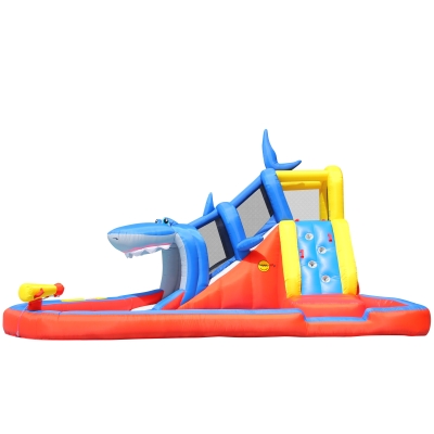 Happy Hop Veselý žralok, vodní bazén se skluzavkou a tunelem  9327