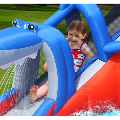 Happy Hop Veselý žralok, vodní bazén se skluzavkou a tunelem  9327