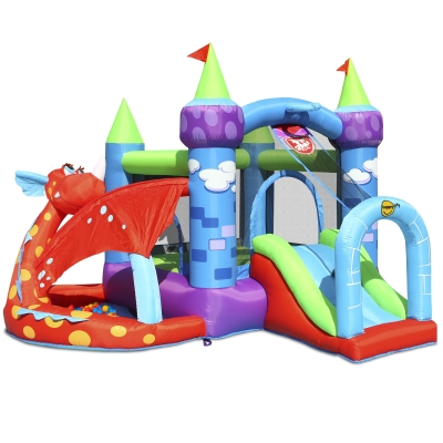 Dračí hrad skákací nafukovací hrad Happy Hop 9022N