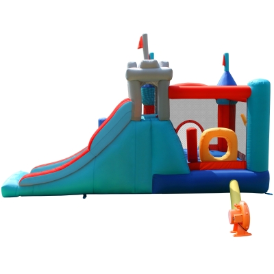 Luxusní skákací hrad 13 v 1, Happy Hop 9021, 13 in 1 Bouncy Castle