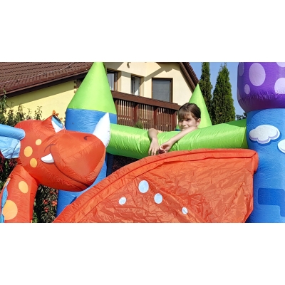 Dračí hrad skákací nafukovací hrad Happy Hop 9022N