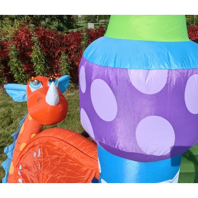 Dračí hrad skákací nafukovací hrad Happy Hop 9022N