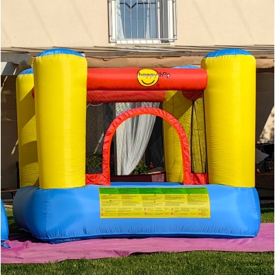 Happy Hop Nafukovací skákací hrad Hopík s fukarem, jistícími kolíky a přepravím obalem