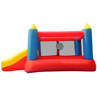 Rytířský skákací hrad se skluzavkou Happy Hop