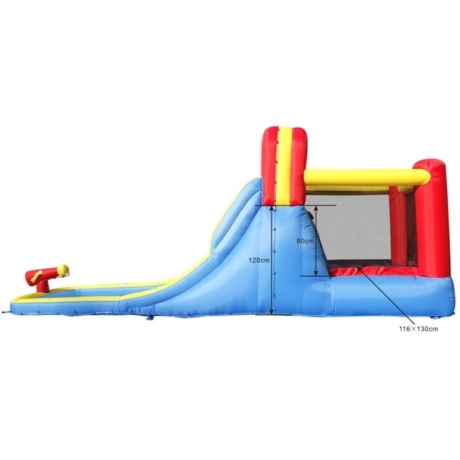 Happy Hop dvojitá skluzavka s Jump zónou 9185C