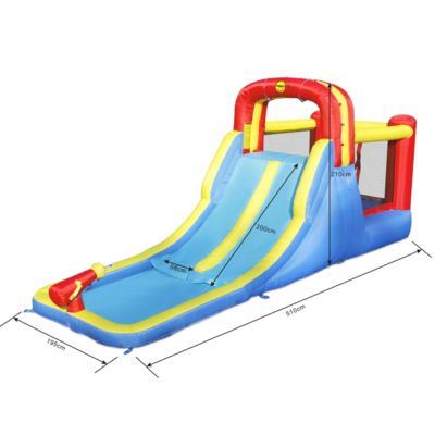 Happy Hop dvojitá skluzavka s Jump zónou 9185C