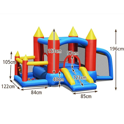 Skákací hrad Football, Happy Hop 9358 doprava zdarma + dárek