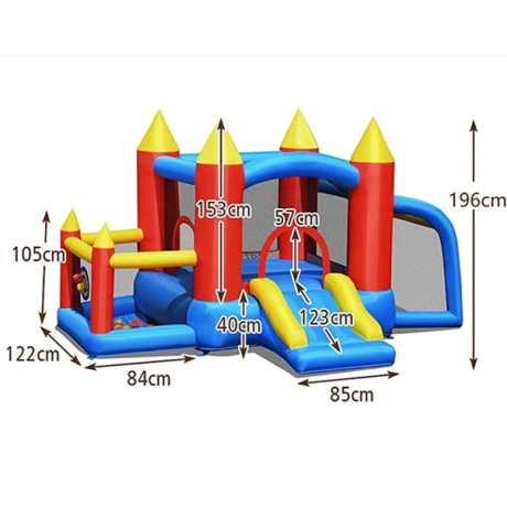 Skákací hrad Football, Happy Hop 9358 doprava zdarma + dárek