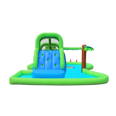 Happy Hop Veselý krokodýl. Vodní dvojitá skluzavka s vodním dělem.