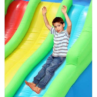 Happy Hop Velká trojitá závodní skluzavka