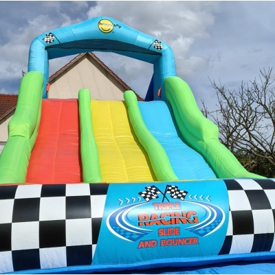 Happy Hop Velká trojitá závodní skluzavka