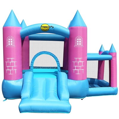 Královský skákací hrad  s hrací plochou s míčky Happy Hop 9781