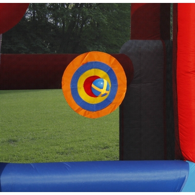 Happy Hop Velký dům 9 v 1 se skluzavkou, velkou skákací plochou a míčky na hraní, happy hop 9515