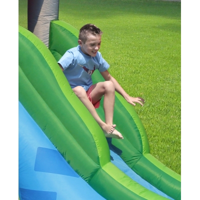 Happy Hop Velký dům 9 v 1 se skluzavkou, velkou skákací plochou a míčky na hraní, happy hop 9515