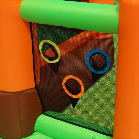 Happy Hop 9797 Bunny land vodní skákací hrad se skluzavkou a bazénkem
