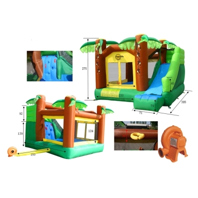 Džungle se skluzavkou happy hop 9164