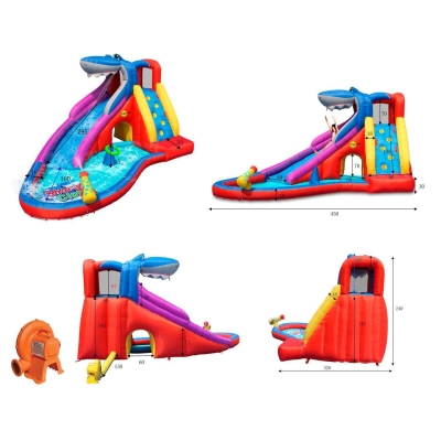 Sharks Club vodní skluzavka s bazénkem, happy hop 9417