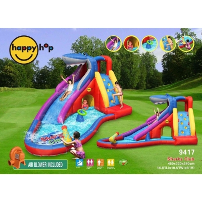 Sharks Club vodní skluzavka s bazénkem, happy hop 9417