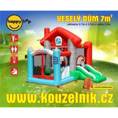 Veselý dům Happy Hop 9315, nafukovací atrakce