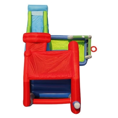 Happy Hop Velký dům 9 v 1 se skluzavkou, velkou skákací plochou a míčky na hraní, happy hop 9515